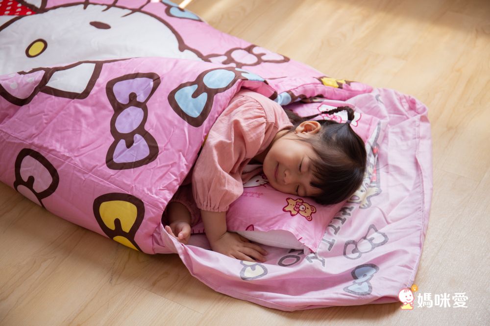 鴻宇 HongYew - 100%美國棉鋪棉兩用兒童睡袋-甜心繽紛-粉色 (135x150 cm)