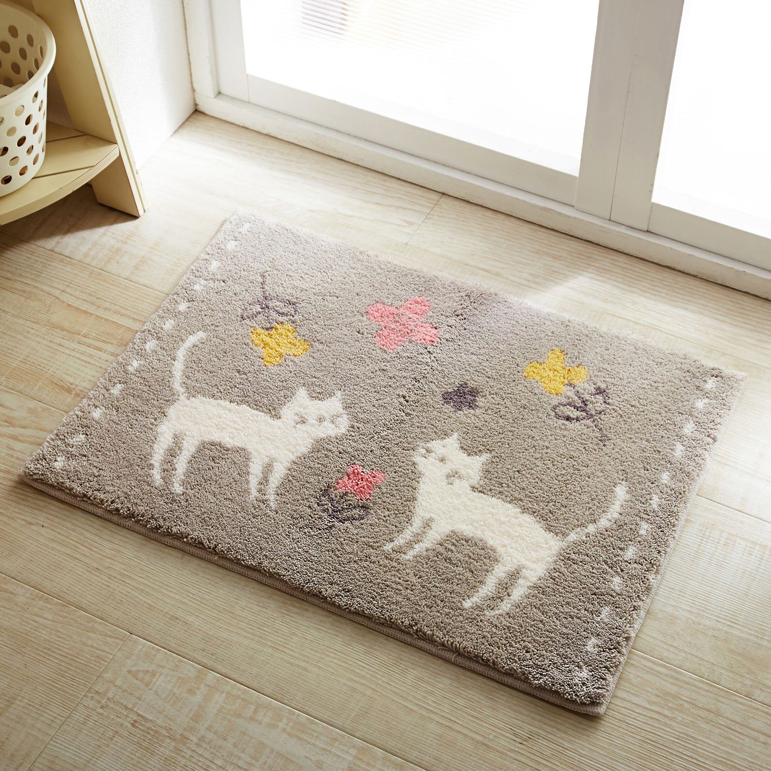 日本千趣會 - 日本製 抗菌防臭吸水腳踏墊(浴室/玄關)-西洋梨-黃 (40x55cm)