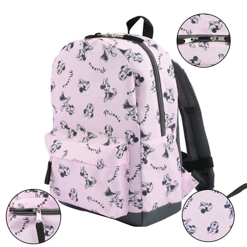 akachan honpo - 背包3件組-迪士尼-粉紅色