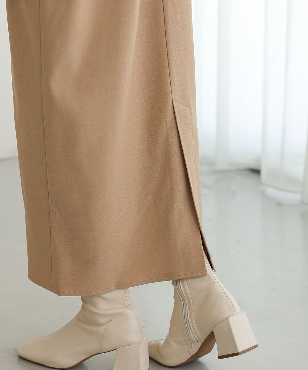 日本 Bab - 大V領拼接唯美歐風長袖洋裝-灰藍