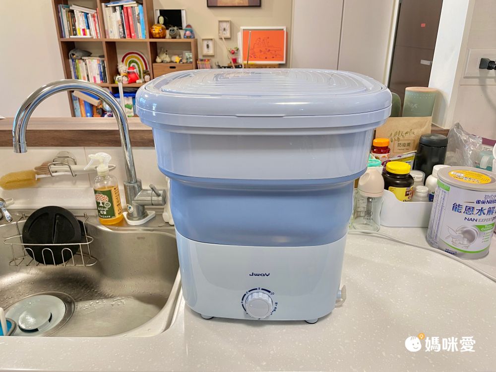 寶寶衣物安心洗【JWAY 多功能洗衣機】可折疊不佔空間