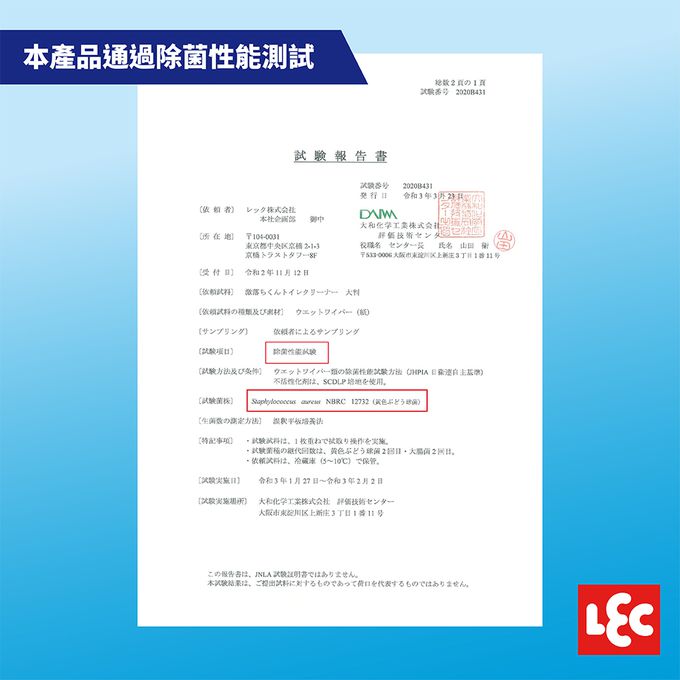 日本 LEC - 【激落君】一秒溶解廁所除菌去污擦拭巾24枚2包入