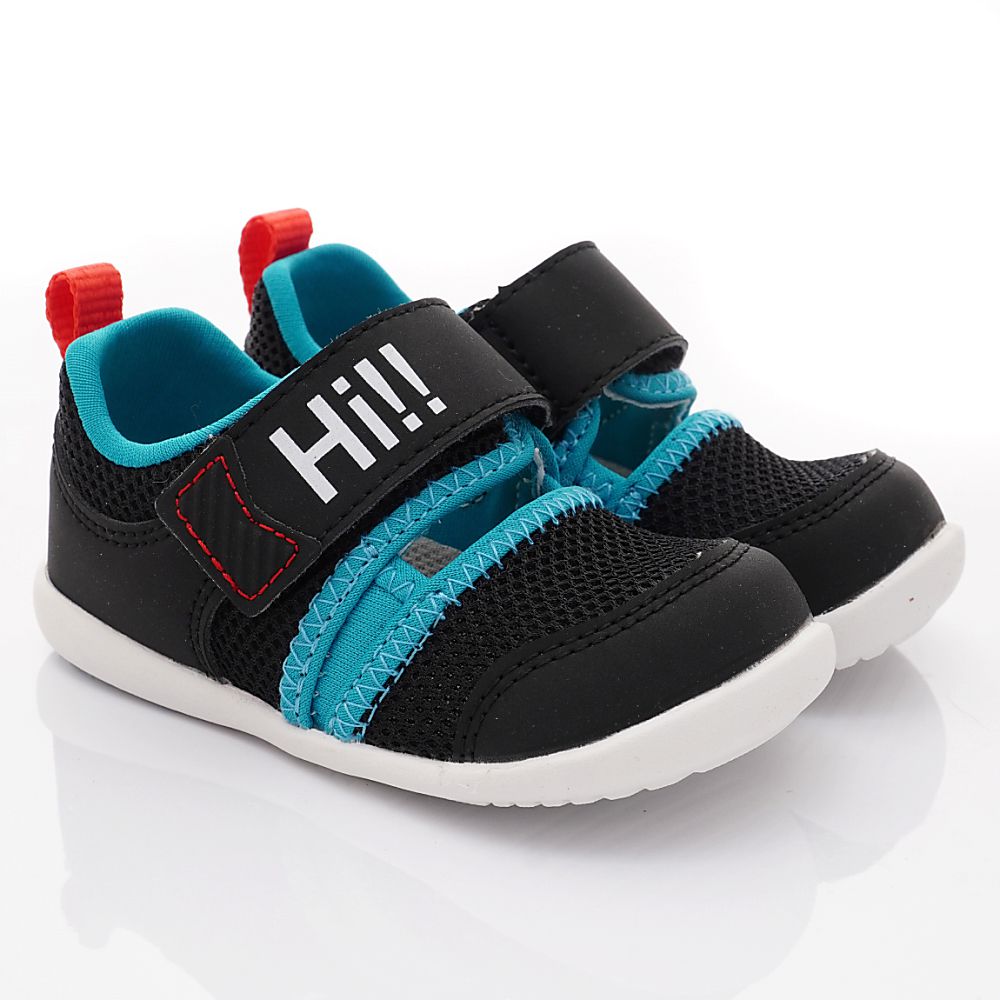 MOONSTAR日本月星 - HI系列寶寶學步鞋(寶寶段)-黑