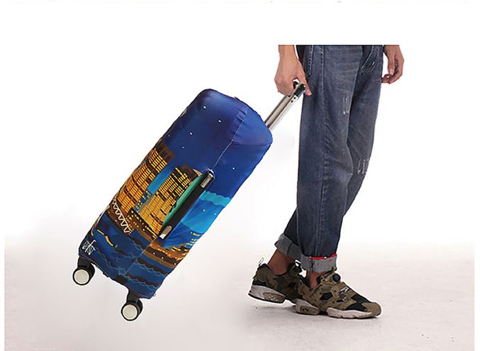 little chili - 繽紛行李箱套 M號-雪梨-24吋 -高60 寬40 厚度25cm