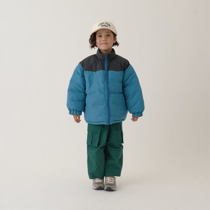 日本 b-ROOM - 萬能蓬鬆百搭溫暖鋪棉外套-純黑