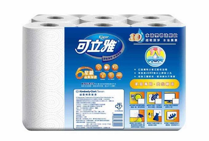 可立雅 - 廚房紙巾(66張x6捲)x6串/箱