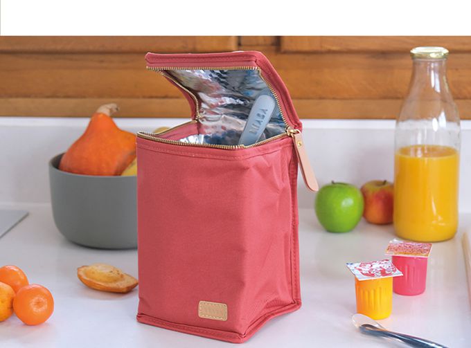 BEABA - 食物保溫袋-灰藍色