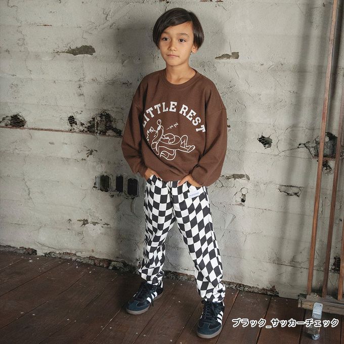 日本 BRANSHES - 柔軟舒適百搭縮口長褲-棕