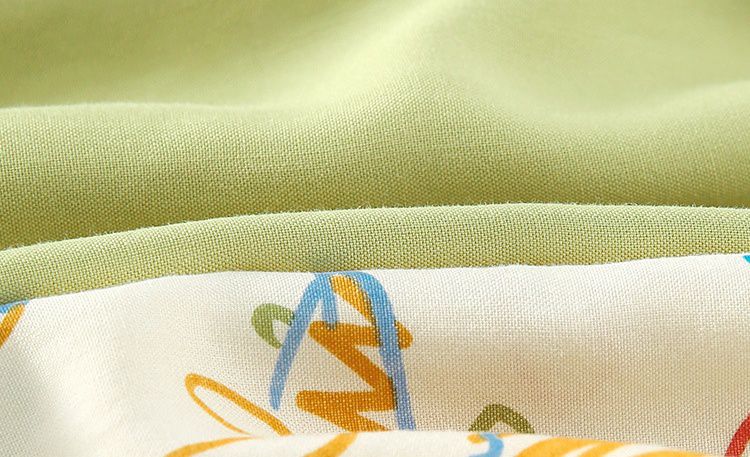 天絲棉腰鬆緊休閒防蚊褲/長褲-怒吼小恐龍-綠色