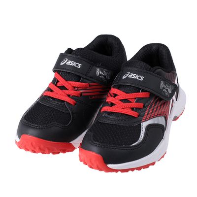 asics 亞瑟士 - LAZERBEAM踊動黑紅兒童機能運動鞋