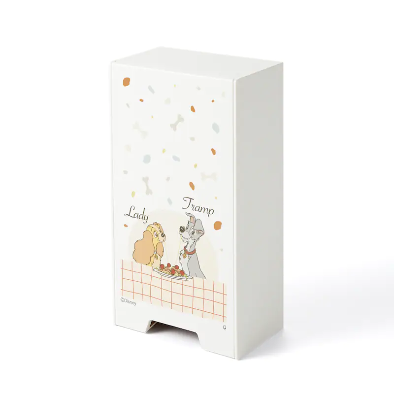 日本千趣會 - 迪士尼 磁吸式口罩收納盒-布魯托-白 (12x22cm)