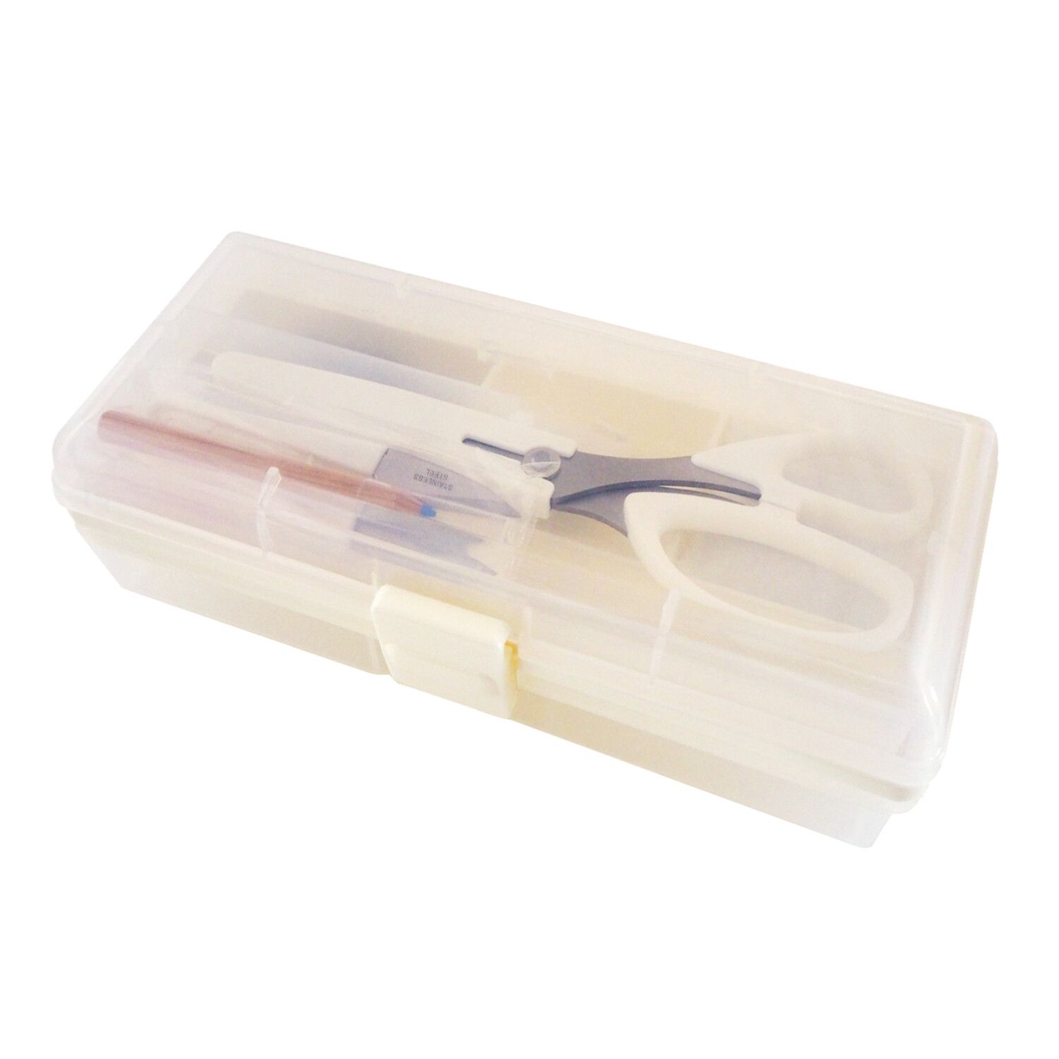 日本代購 - Suncoccoh 洋裁基本道具針線收納盒(10件組) (15cm×20.5cm×5.5cm)