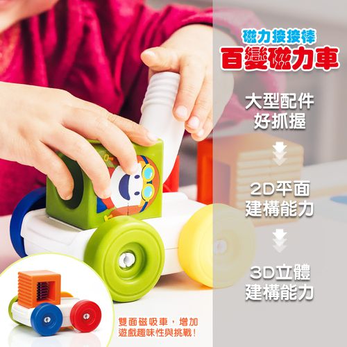 【SMARTMAX】磁力接接棒—百變磁力車