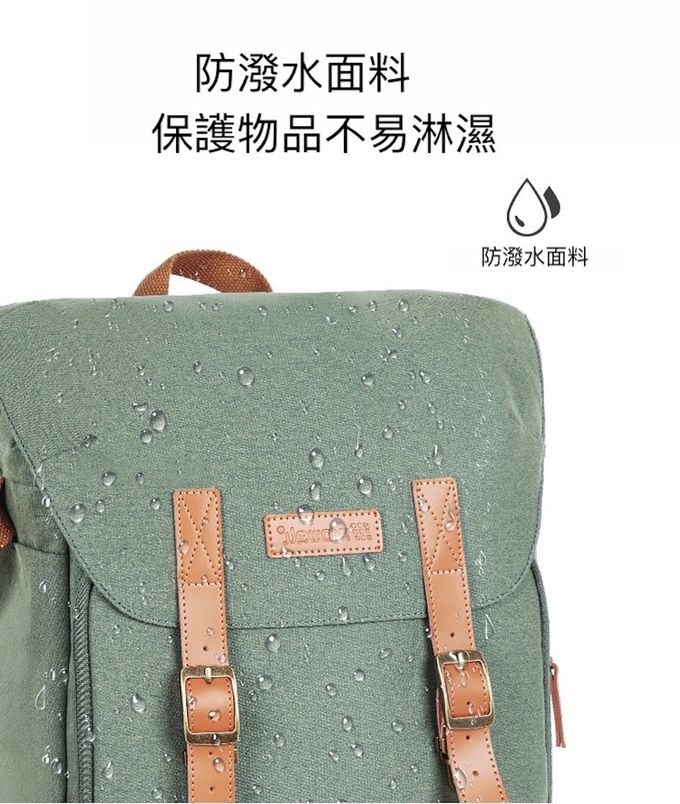 Heine 海恩 - Prowell 電腦包 筆電包 輕旅行後背包 旅行包 15.6吋筆電包 (WIN-53444)-軍綠