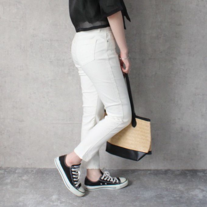 日本女裝代購 - Coolish 接觸涼感舒適快乾合身九分褲-海軍藍