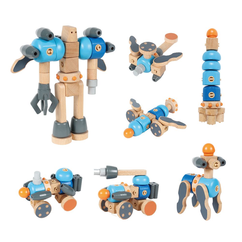 世一文化 - STEAM創意工程師木製扣接組