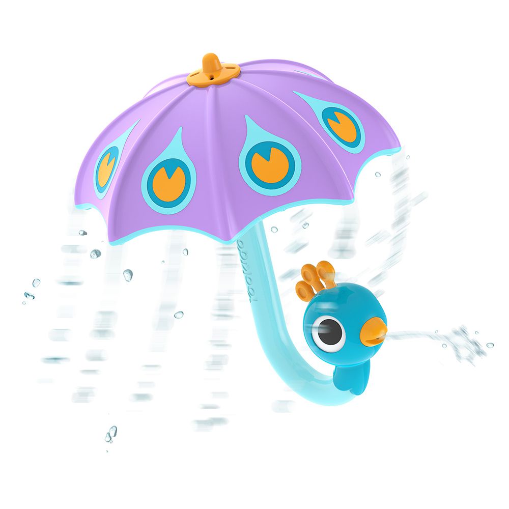以色列 Yookidoo - 孔雀小雨傘(紫)(閉彩盒)