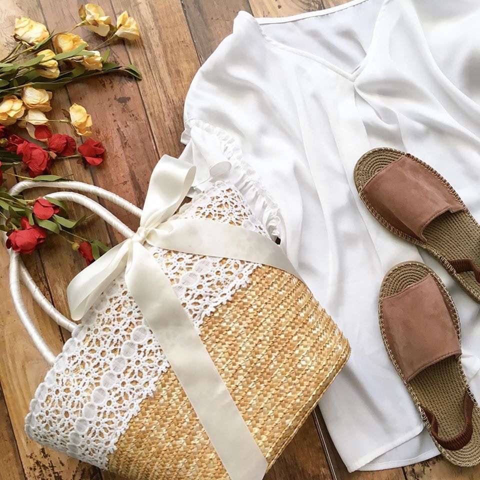 日本妞夏日最愛。草編包Ｘ編織包