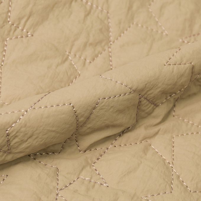 akachan honpo - 鋪棉背心.-淺卡其色