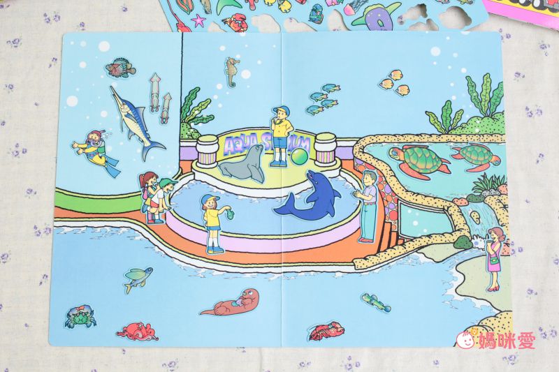 近60種主題！比利時繪本風磁鐵書 x 隨身貼紙書