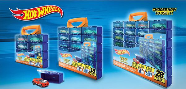 Hot Wheels - 風火輪小汽車收納盒-8入(HWCC8A)