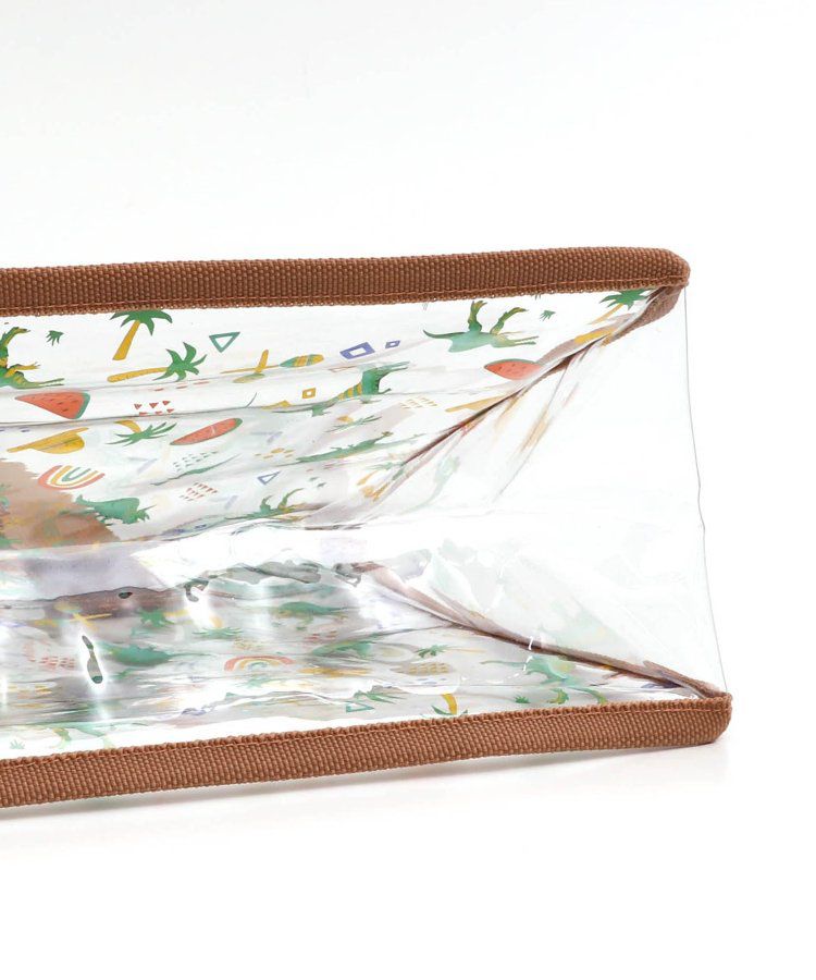 日本 BREEZE - 防水PVC手提袋/游泳包-海洋生物-水藍 (26x35x12.5cm)