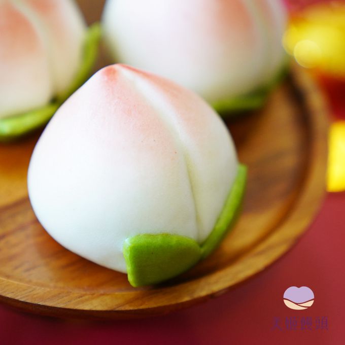 美姬饅頭 - 美姬鮮乳極品壽桃-6入-35g±5g/顆-6入-35g±5g/顆