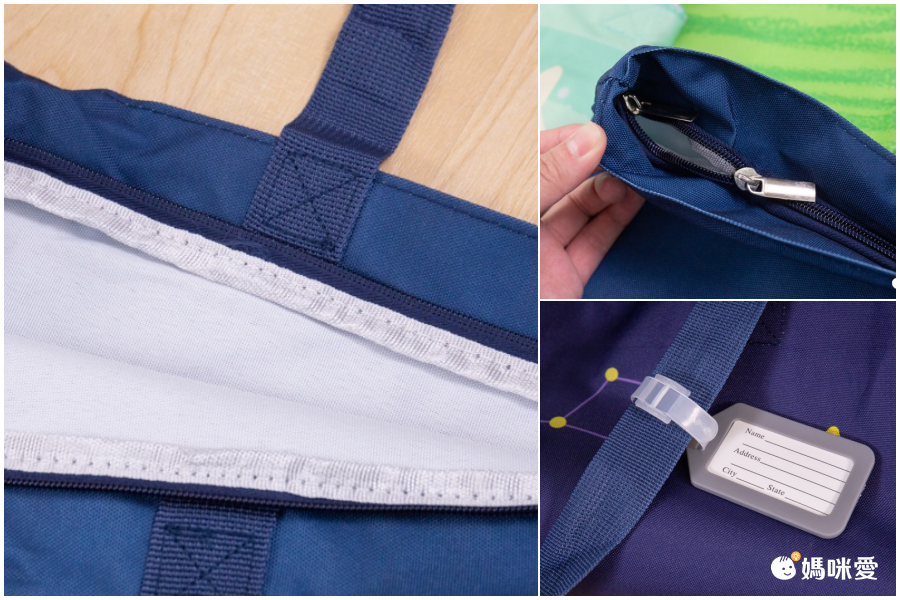 兒童睡袋收納袋-可愛兔子-薄荷綠