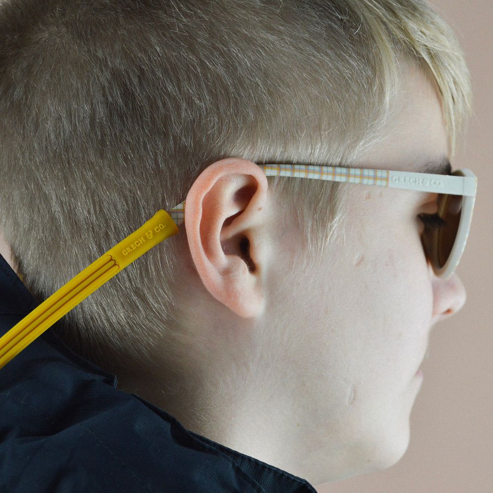 丹麥 GRECH & CO. - 矽膠眼鏡防落繩-藕荷紫 (0.7x44CM)