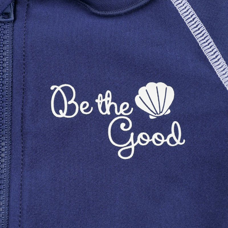 akachan honpo - 長袖防曬泳衣-水手風-深藍色