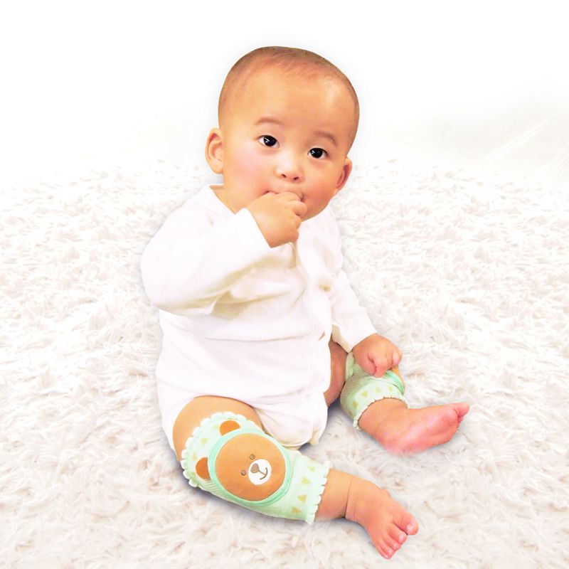 akachan honpo - 學爬用護膝-黃色-7×15cm