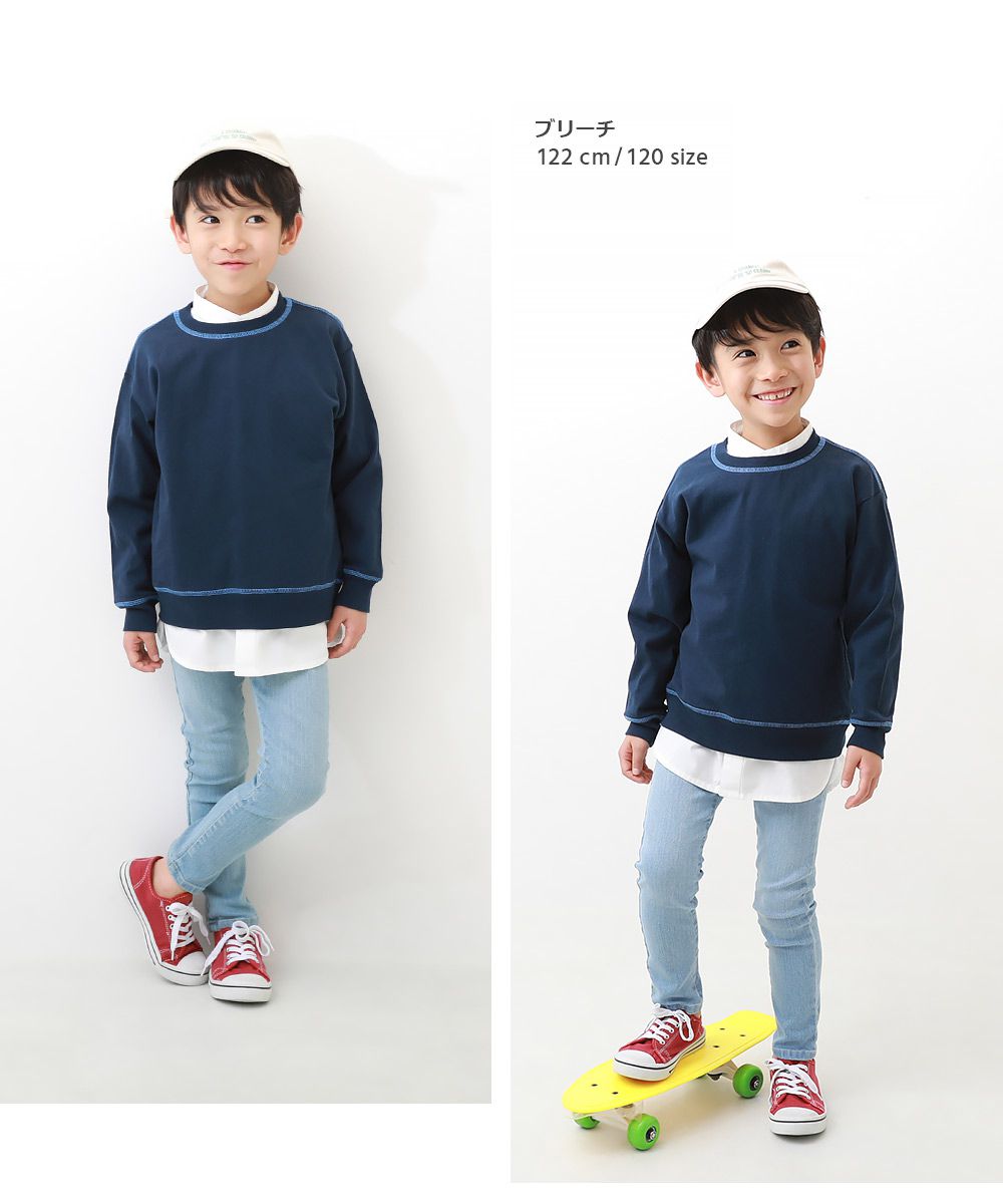 日本 devirock - RAKU DENIM系列 舒適丹寧褲-合身款-海軍藍