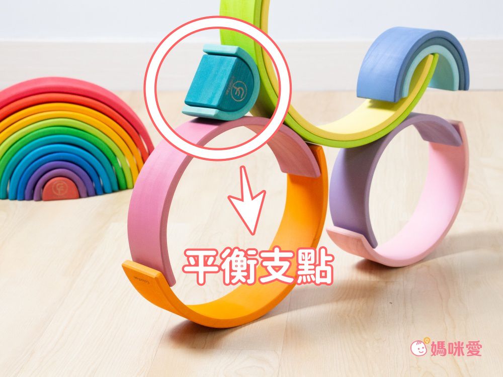 一組成就100種玩法【Color Fan】彩虹積木