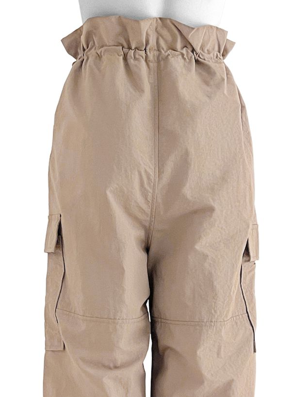 日本 GRL - 美式休閒抽繩束口褲-軍綠 (F)