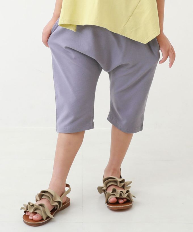 日本 devirock - 熱銷定番 百搭寬版七分褲-亮紫