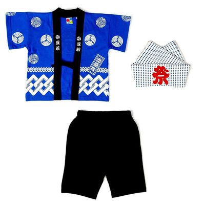 akachan honpo - 祭典套裝-藍色