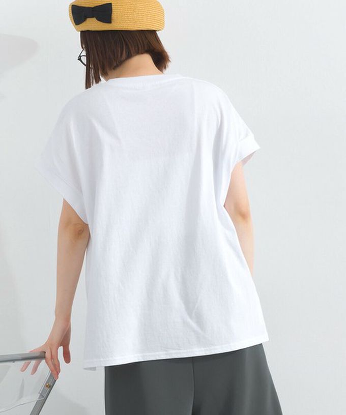 日本 Lupilien - 16支天竺棉 療癒印花法式袖上衣-貓咪的房間-淺棕