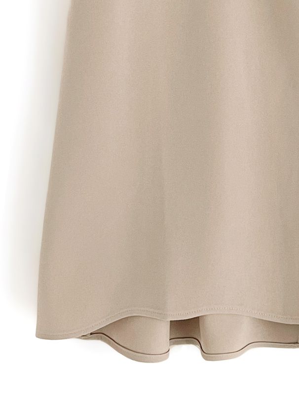 日本 GRL - 優雅V領無袖西裝背心-米杏 (F)