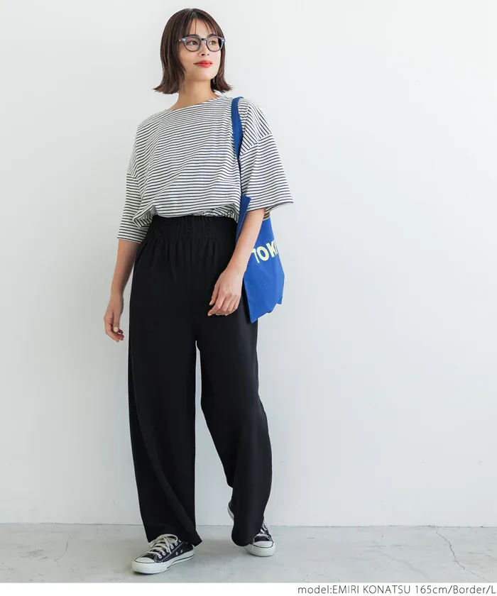 日本 COCA - 100%美國棉 透氣修臀長版上衣-白