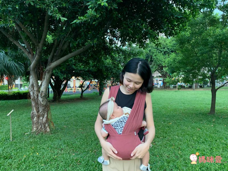 時尚、輕巧、包覆性首選【韓國 POGNAE】新生兒親密背巾