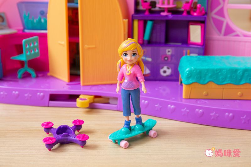 Polly Pocket 口袋波莉 - 口袋波莉房間變身組合