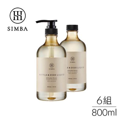 Simba 小獅王辛巴 - 高分解酵素奶瓶清潔劑-800ml組合包X6組(箱)