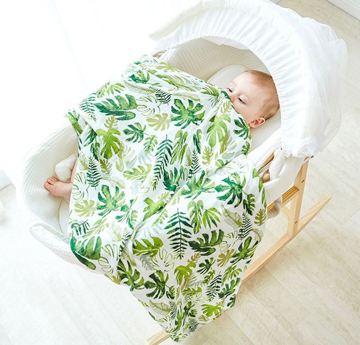 Muslin tree 吸汗背巾/包巾/防踢被睡袋 ♡ 夏天的好朋友