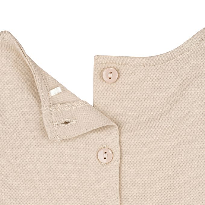 akachan honpo - 百褶洋裝-素面-淺卡其