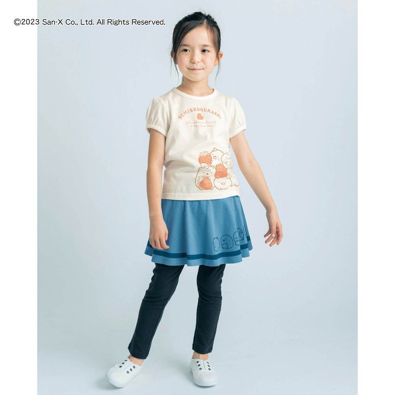 日本千趣會 - 角落生物天竺棉短袖上衣-蒲公英-粉紅