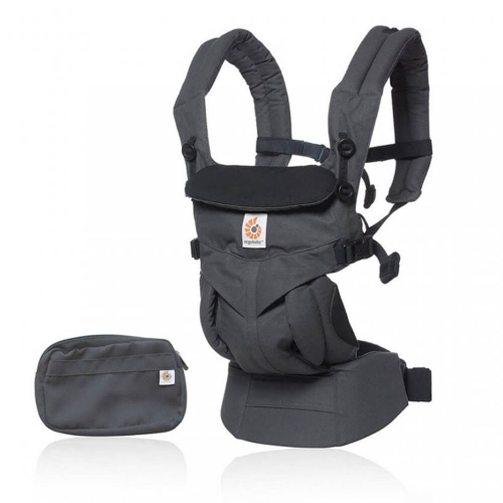 美國ERGObaby - Omni全階段型四式360嬰兒揹巾/揹帶-非透氣款-炭灰