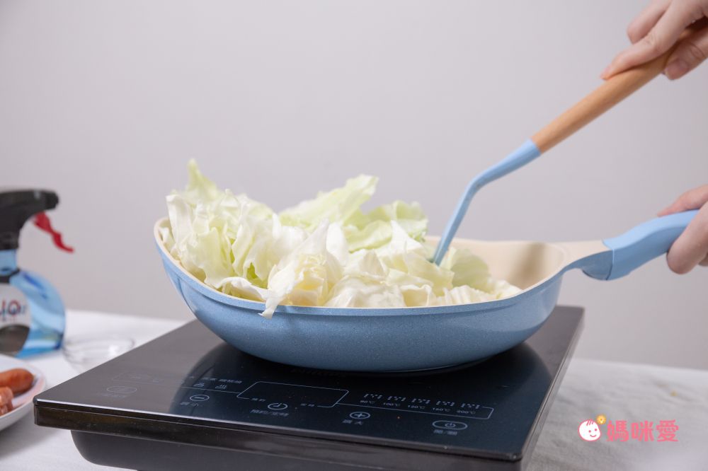 LIVING ART - 韓國人氣珍珠貝殼平煎鍋-28cm-人魚粉