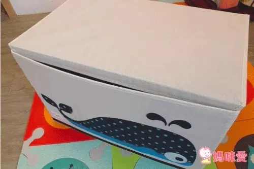 加拿大 3 Sprouts - 大型玩具收納箱-小鯨魚