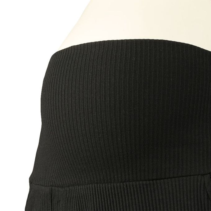 akachan honpo - 可自由剪裁窄裙-黑色