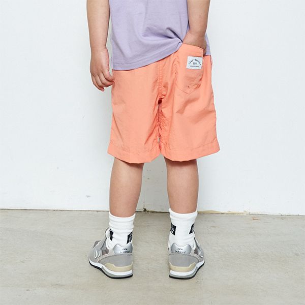 日本 b-ROOM - 玩水OK！潑水加工輕便短褲-卡其